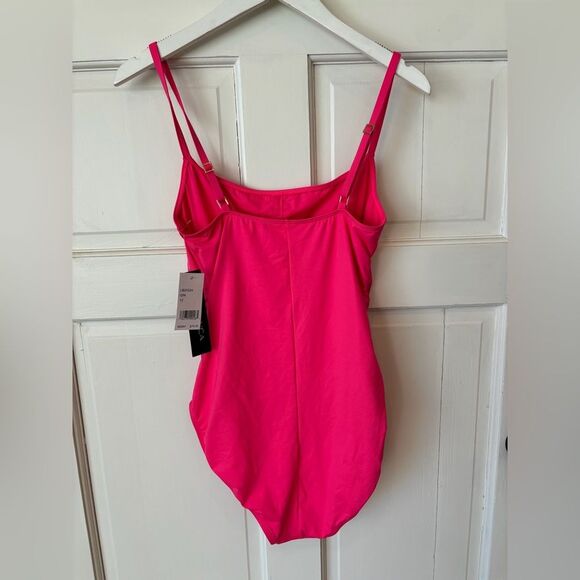 NWT La Blanca Mio Pink One Piece Swimsuit - Picture 3 of 5